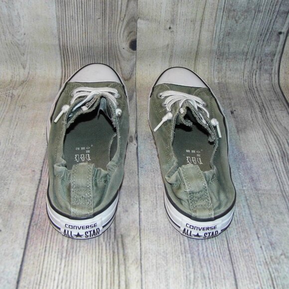CONVERSE Chuck Taylor All Star Shoreline Olive Green Sneakers Womens Size 9 - Picture 5 of 8